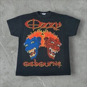 Vintage 1992 Ozzy Osbourne Tattoo Tour Size XL Single Stitch Reprint T-Shirt